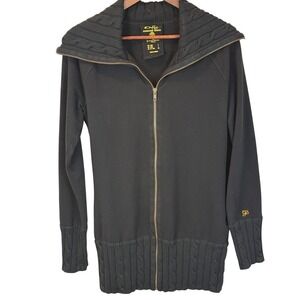 Oakley Gretchen Bleiler Signature Series Black Zip Jacket Size Large